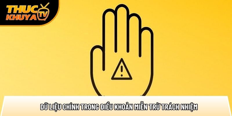 du lieu chinh trong dieu khoan mien tru trach nhiem 1